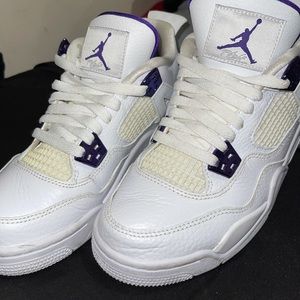 Jordan 4s metallic purple